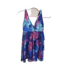Womens Tankini Set Swimdress Swimwear Swimsuit Swimming Bathing Suit